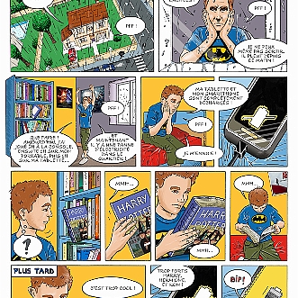 BD - Eloge de la lecture Je suis fier de vous présenter ma planche de BD, 