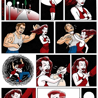 BD Vampires Vampires, est une BD que j'ai dessiné il y a plus de 20 ans (crayonné et encrage) pour un concours organisé par la Fnac....